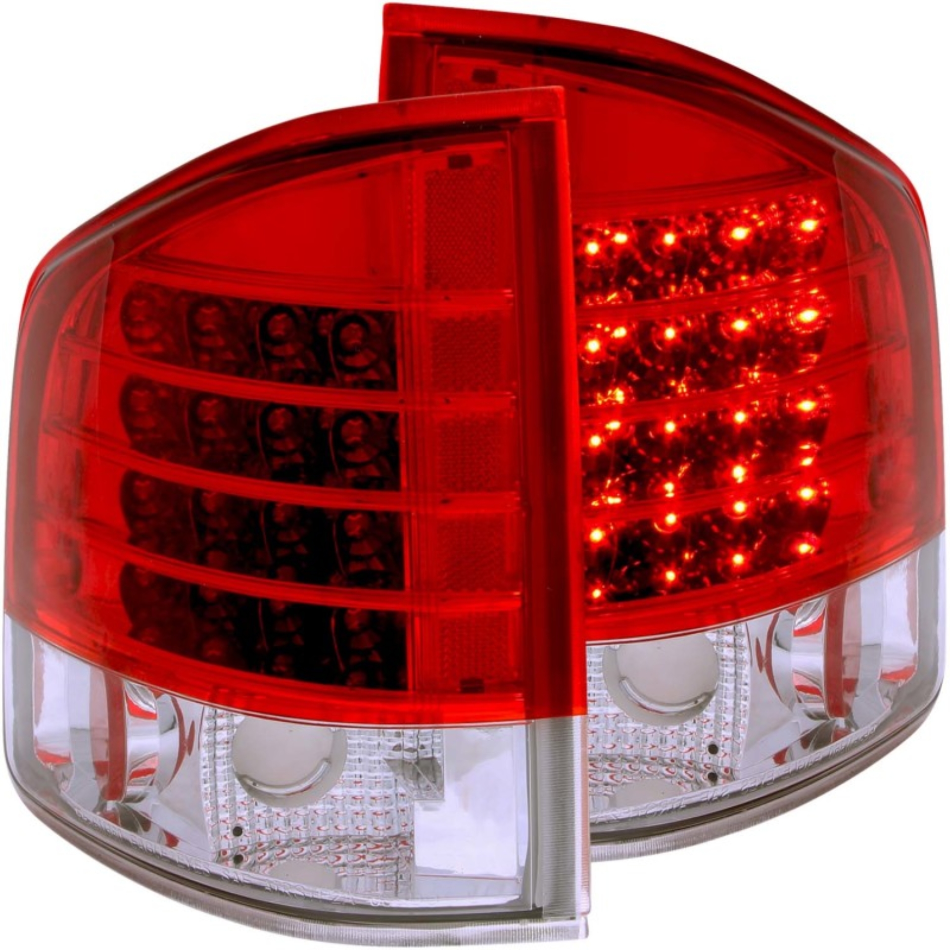 Picture of ANZO 1995-2005 Chevrolet S-10 LED Taillights Red/Clear