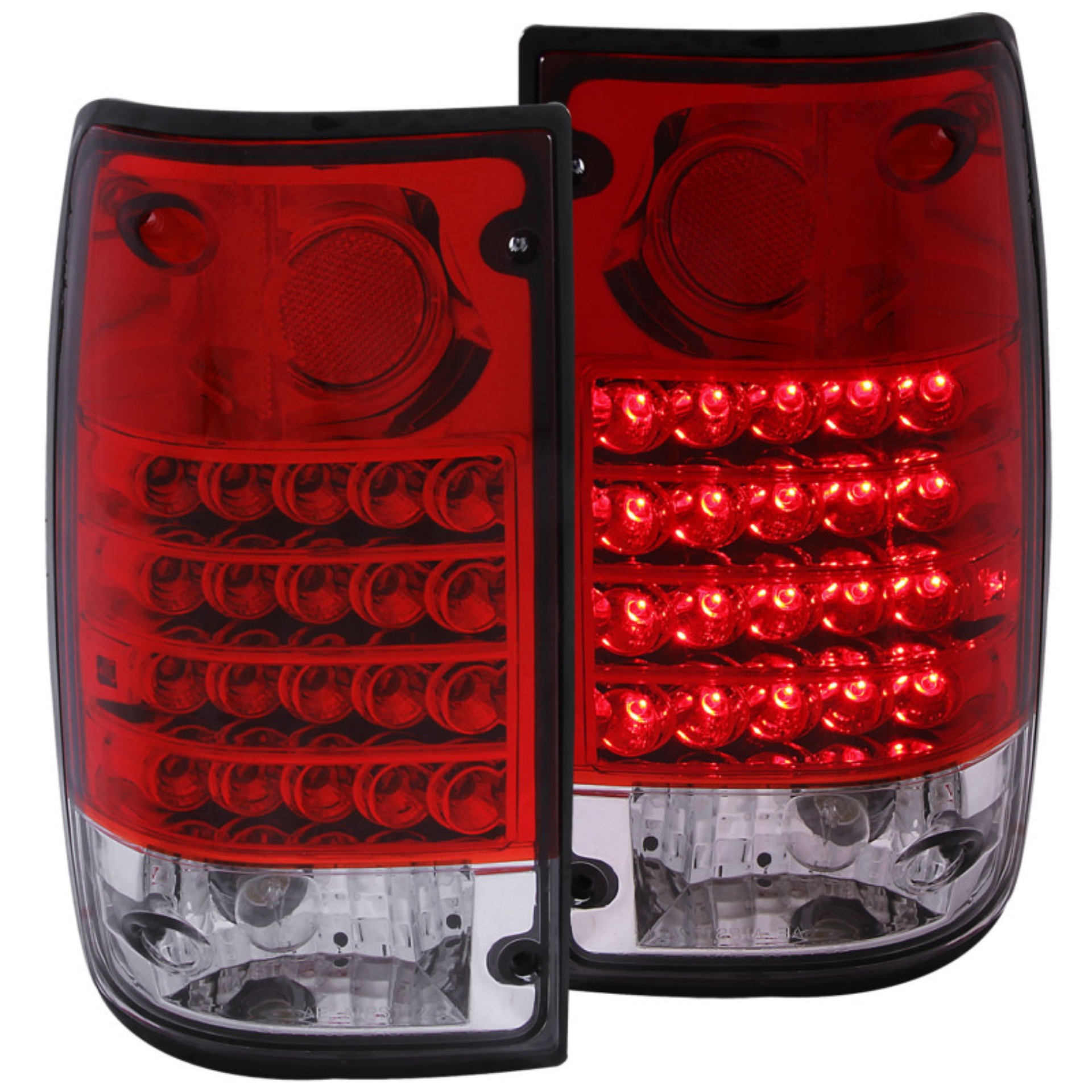 Picture of ANZO 1989-1995 Toyota Pickup LED Taillights Red/Clear