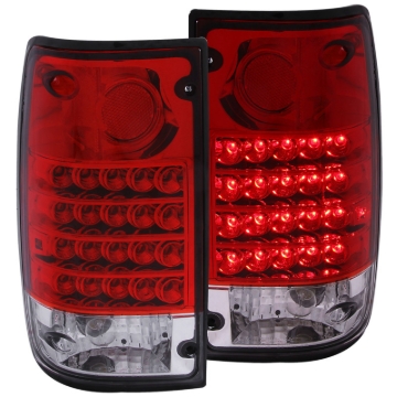 Picture of ANZO 1989-1995 Toyota Pickup LED Taillights Red/Clear