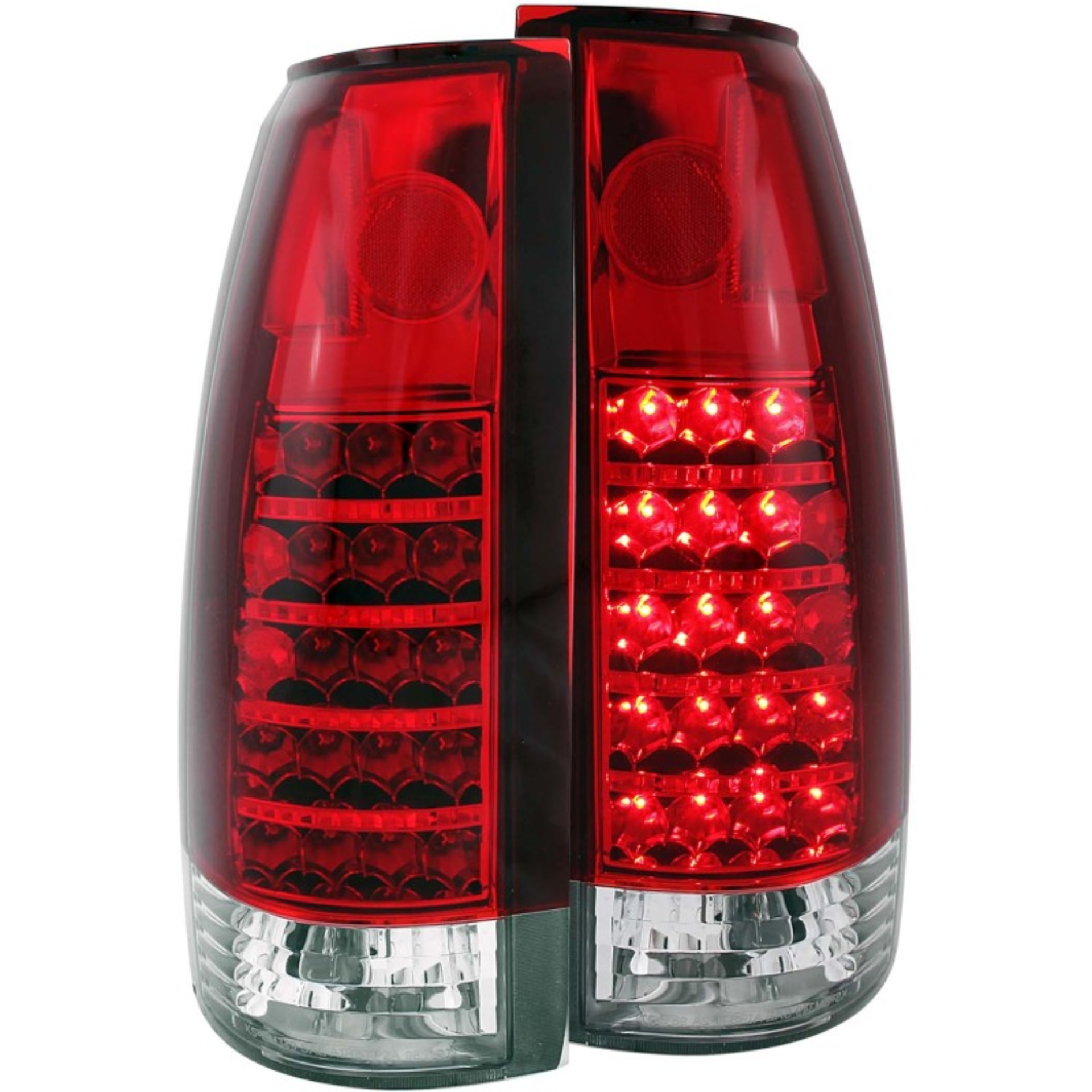Picture of ANZO 1999-2000 Cadillac Escalade LED Taillights Red/Clear
