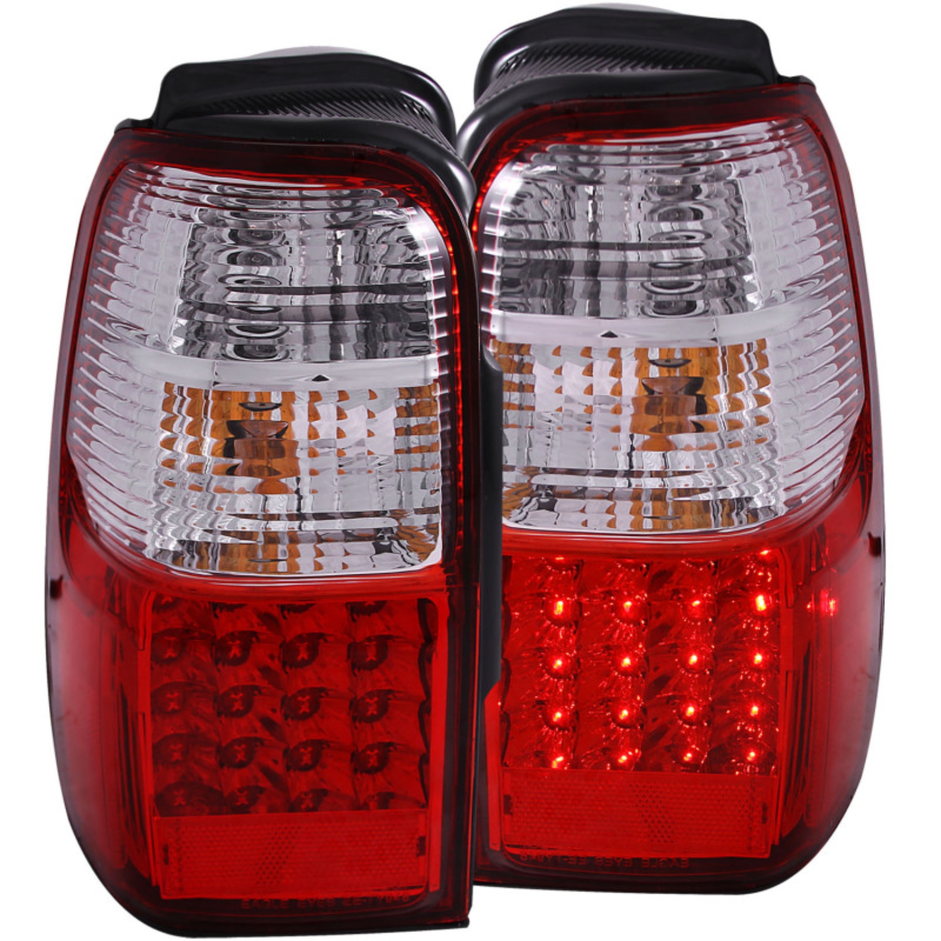 Picture of ANZO 2001-2002 Toyota 4 Runner LED Taillights Red/Clear