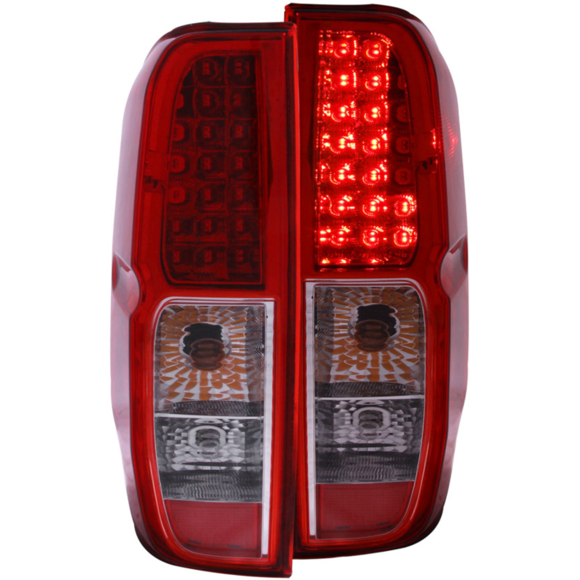 Picture of ANZO 2005-2008 Nissan Frontier LED Taillights Red/Clear