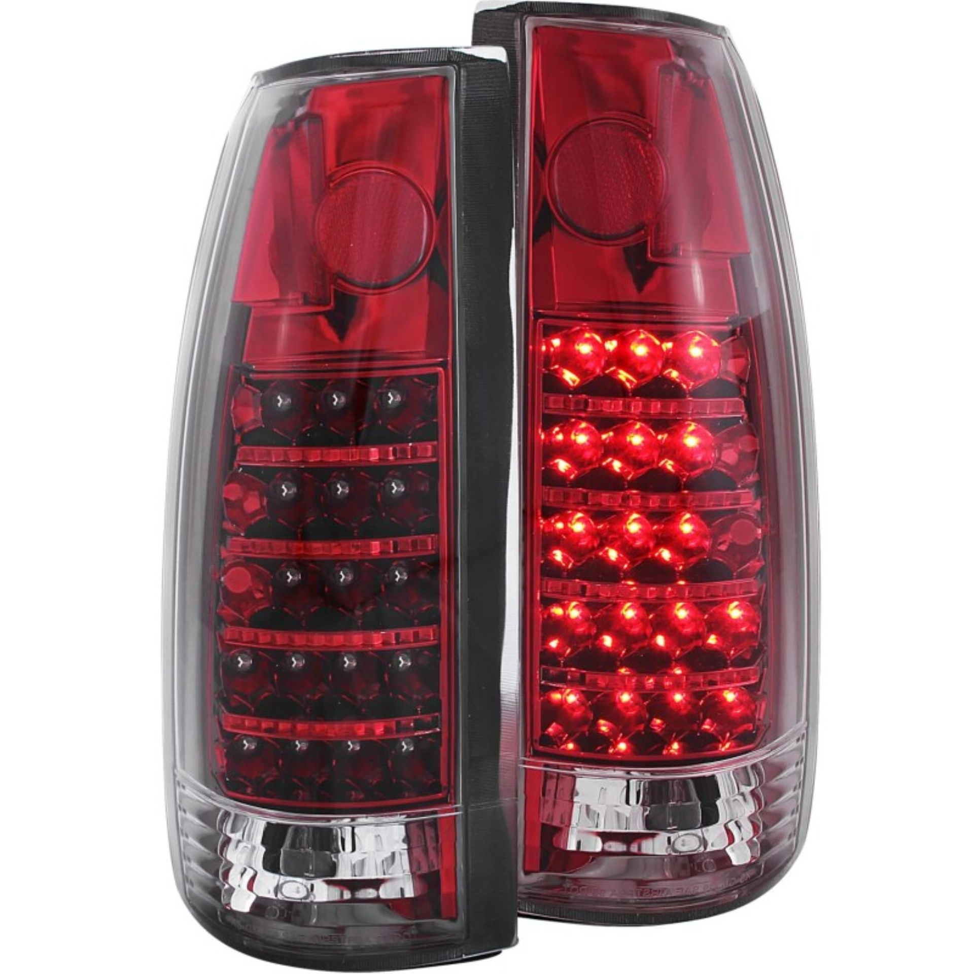 Picture of ANZO 1999-2000 Cadillac Escalade LED Taillights Red/Clear