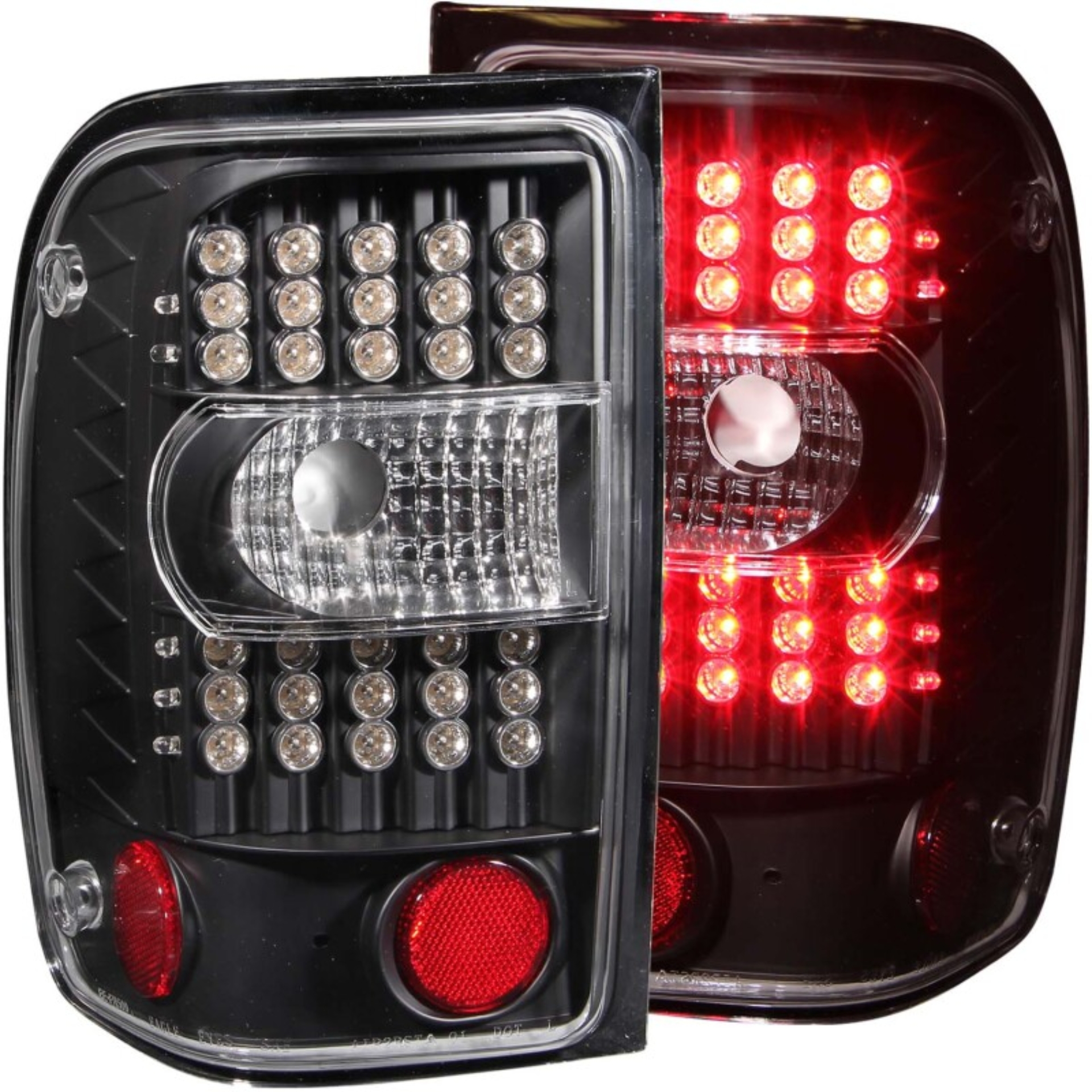 Picture of ANZO 2001-2011 Ford Ranger LED Taillights Black