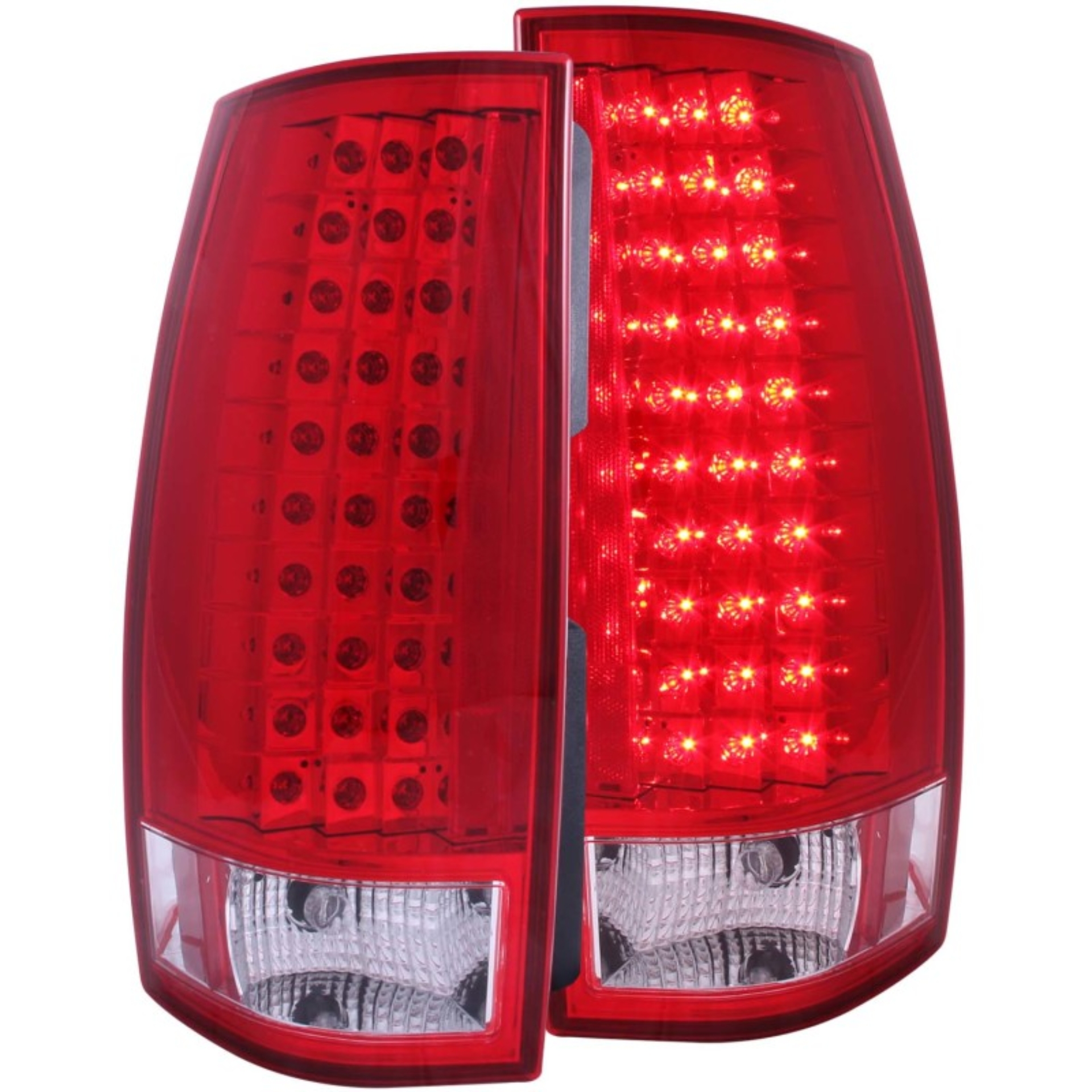 Picture of ANZO 2007-2014 Chevrolet Suburban LED Taillights Red/Clear G4
