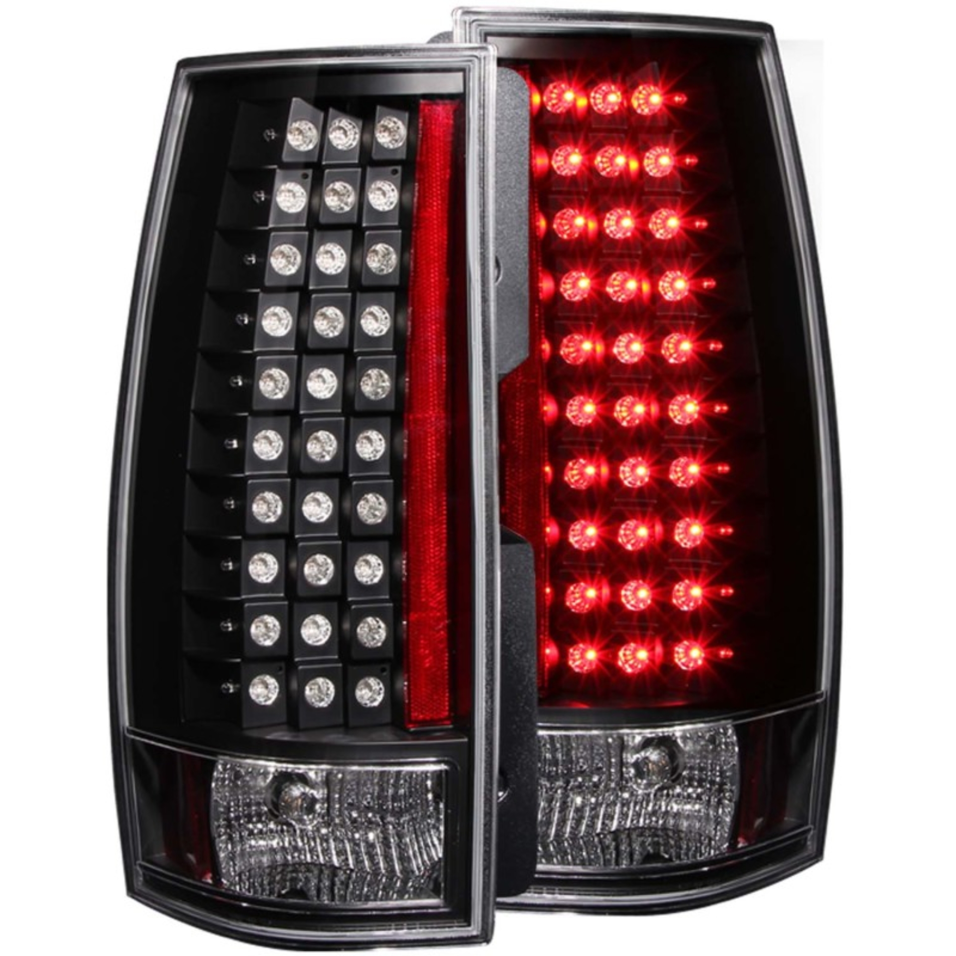 Picture of ANZO 2007-2014 Chevrolet Suburban LED Taillights Black G4