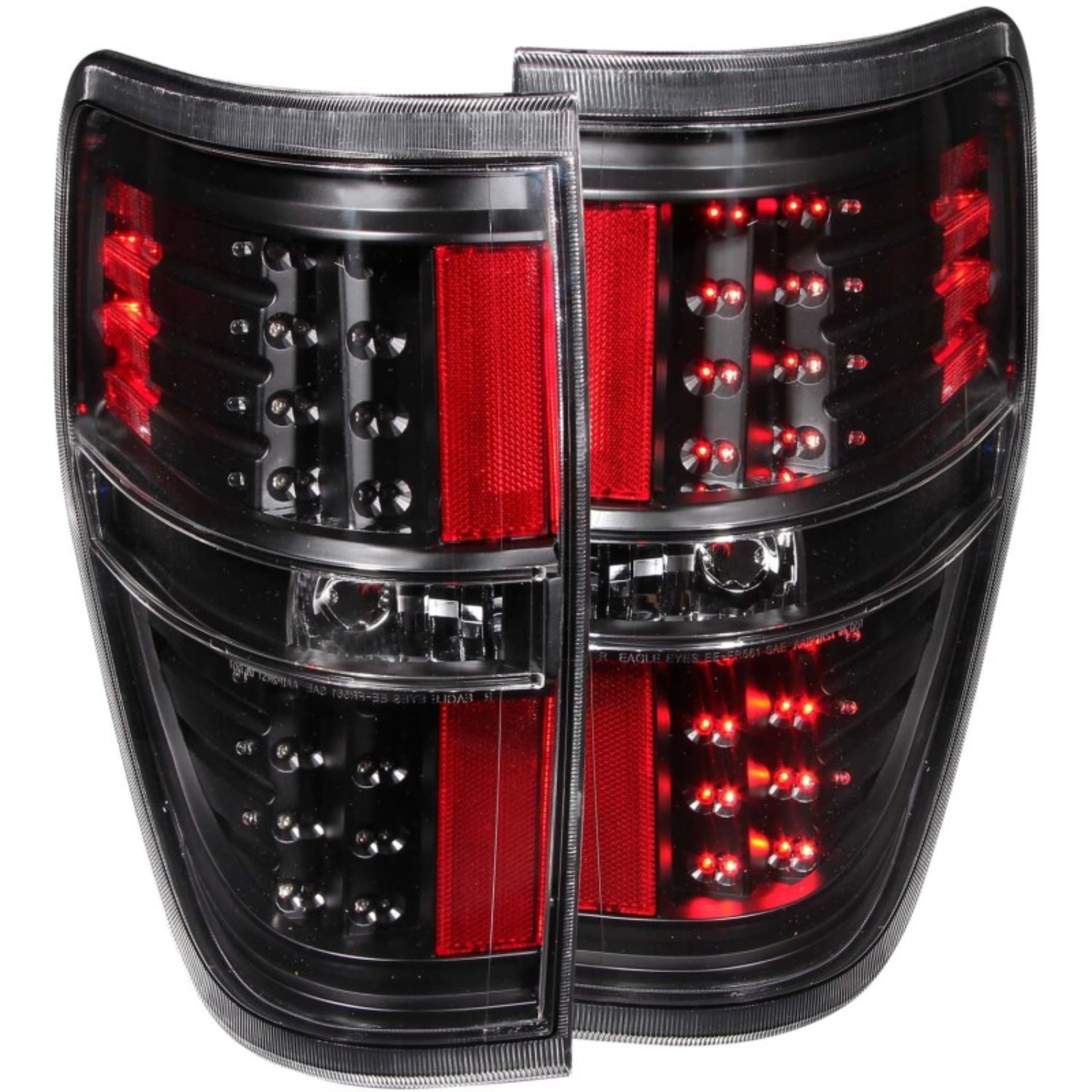 Picture of ANZO 2009-2014 Ford F-150 LED Taillights Black