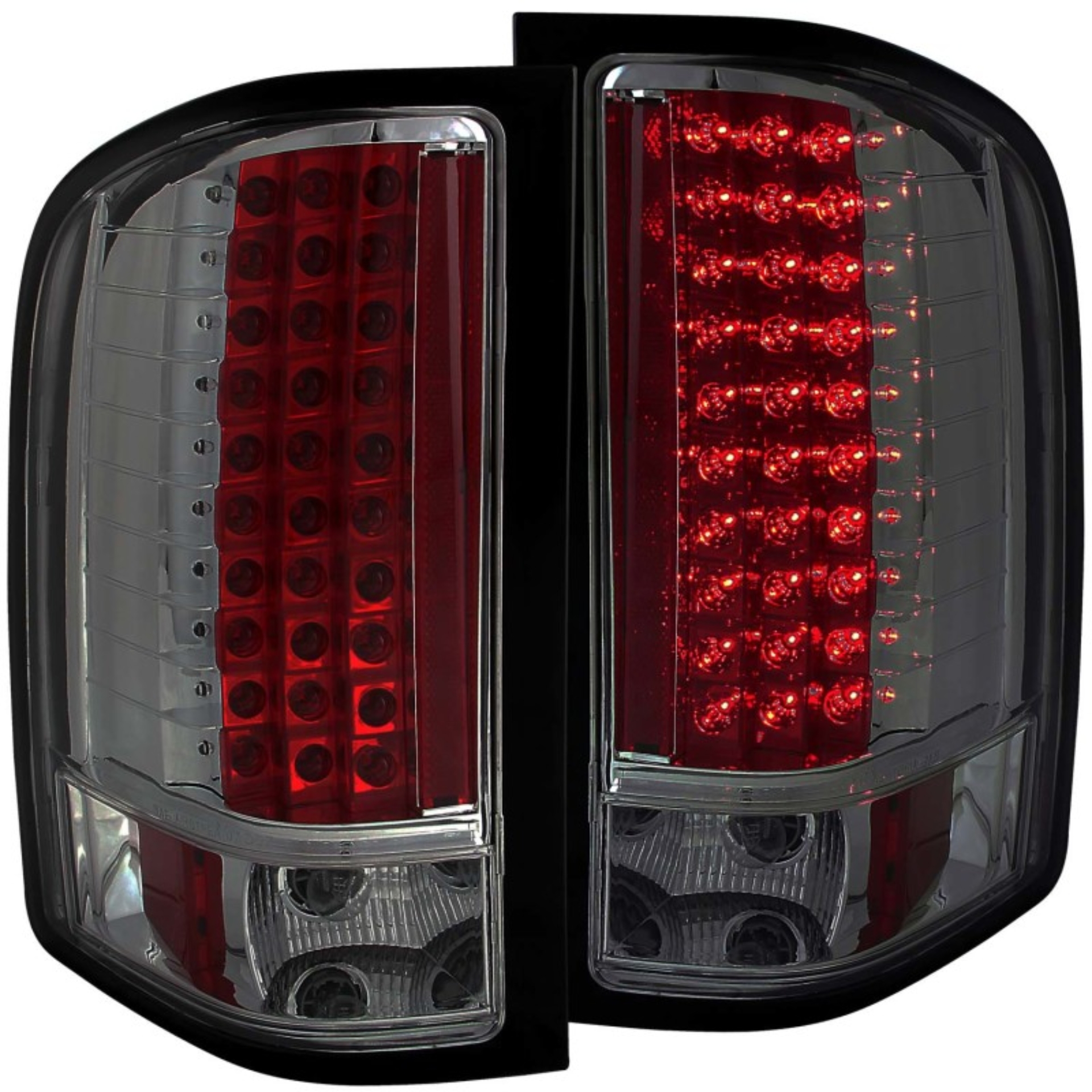 Picture of ANZO 2007-2013 Chevrolet Silverado 1500 LED Taillights Smoke