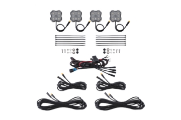 Picture of Diode Dynamics Rock Light - Red/White - M8 4-Pack