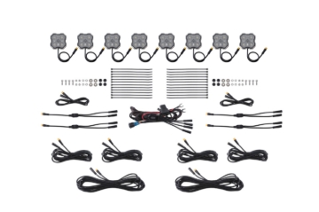 Picture of Diode Dynamics Rock Light - Red/White - M8 8-Pack