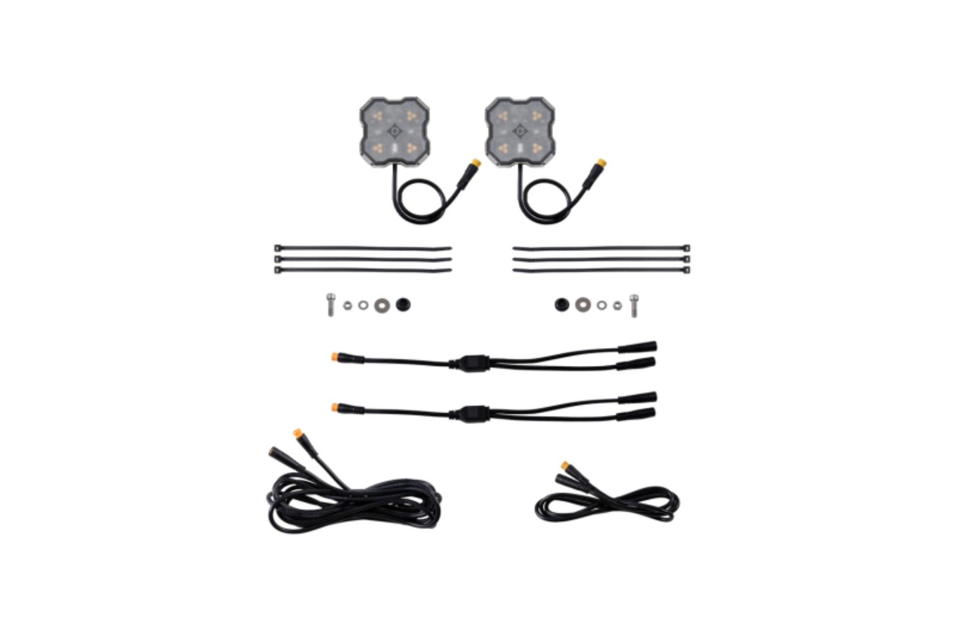 Picture of Diode Dynamics Rock Light -Amber/White - M8 Add-On 2-Pack