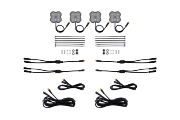Picture of Diode Dynamics Rock Light - Amber/White- M8 Add-On 4-Pack