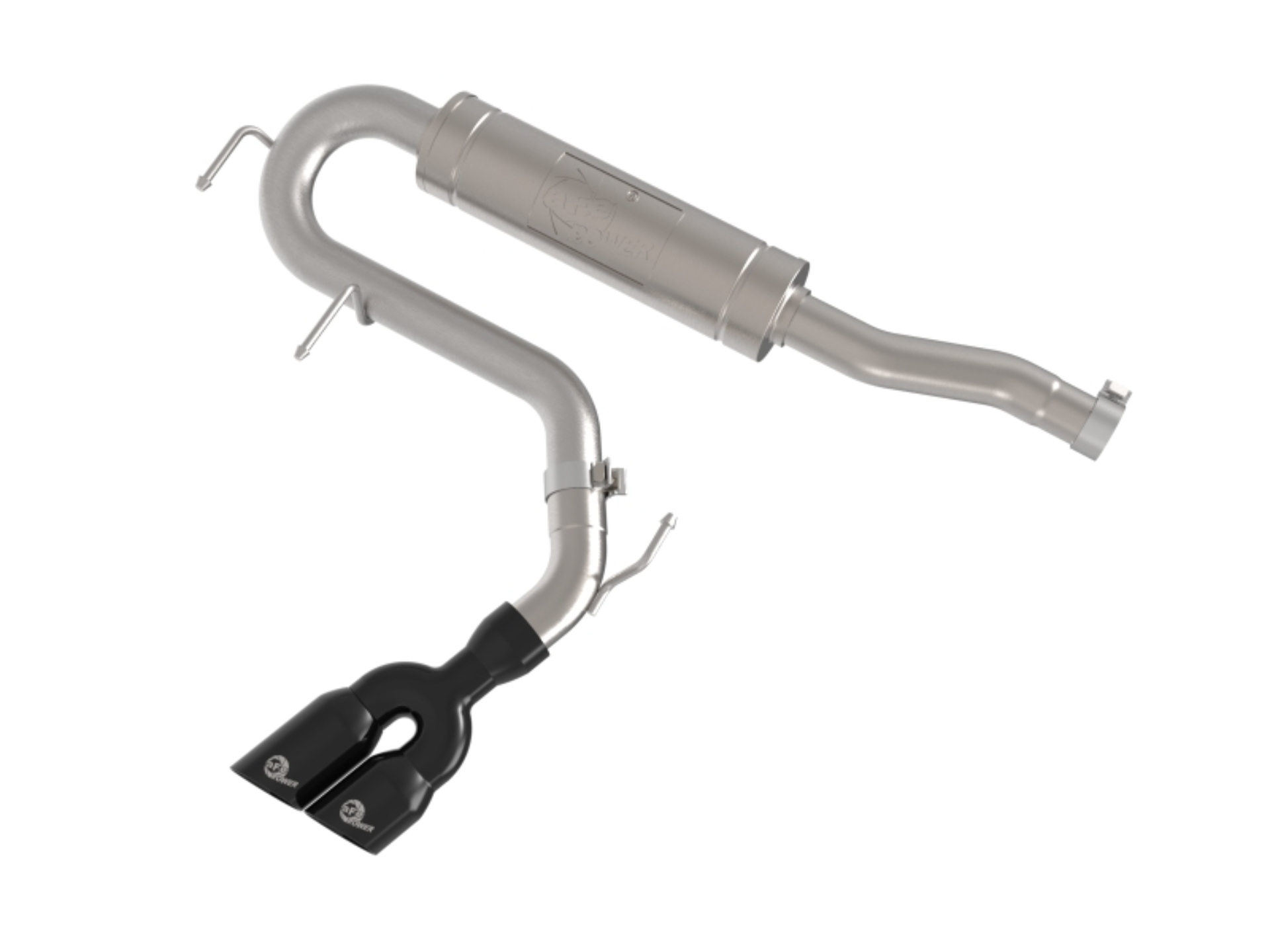 Picture of aFe Rebel Series 2-1/2in 304 Stainless Steel Cat-Back w/ Black Tip Ford Maverick 22-26 L4-2.5L FWD