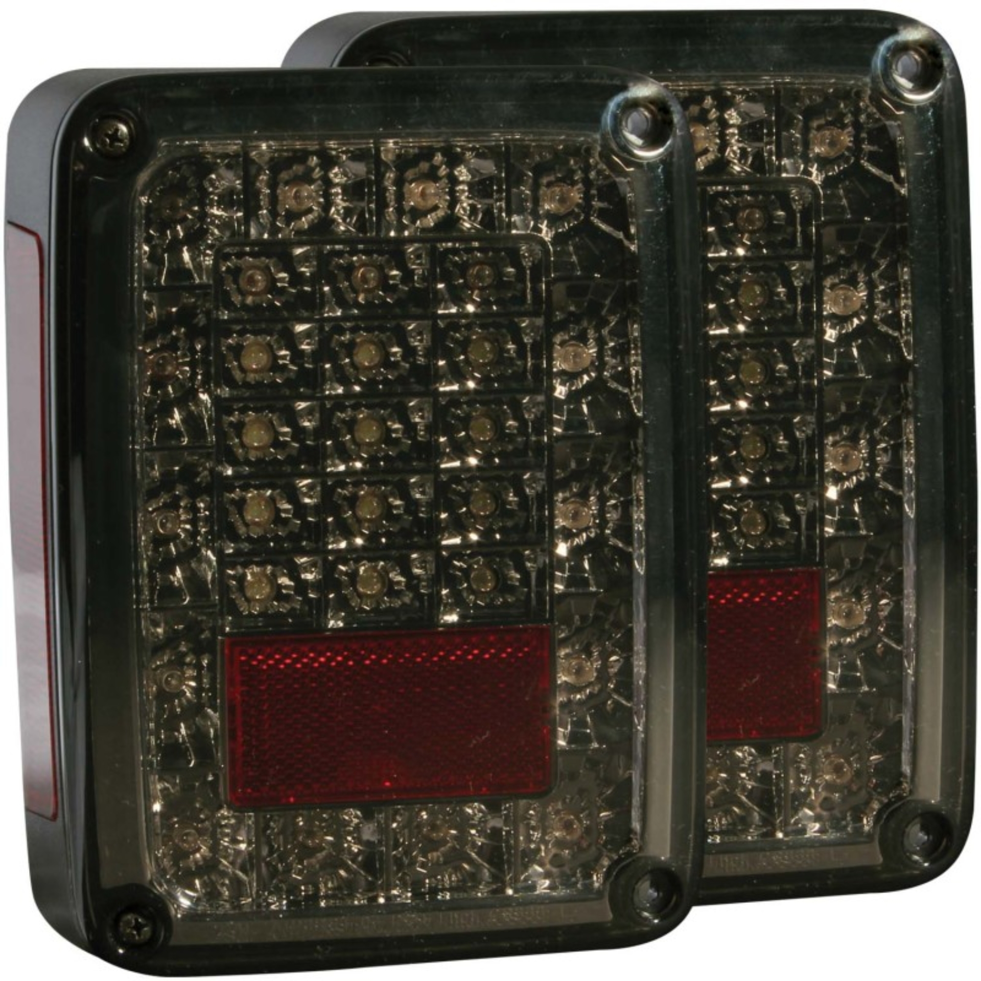 Picture of ANZO 2007-2015 Jeep Wrangler LED Taillights Smoke