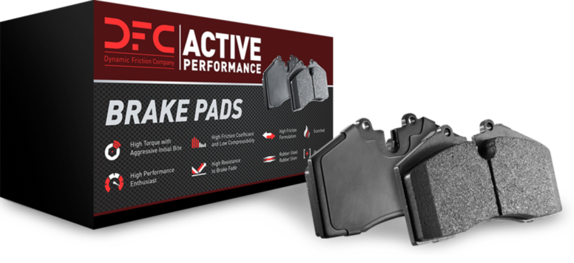 Picture of DFC 17-23 Mercedes-Benz E350 Rear Active Performance Brake Pads