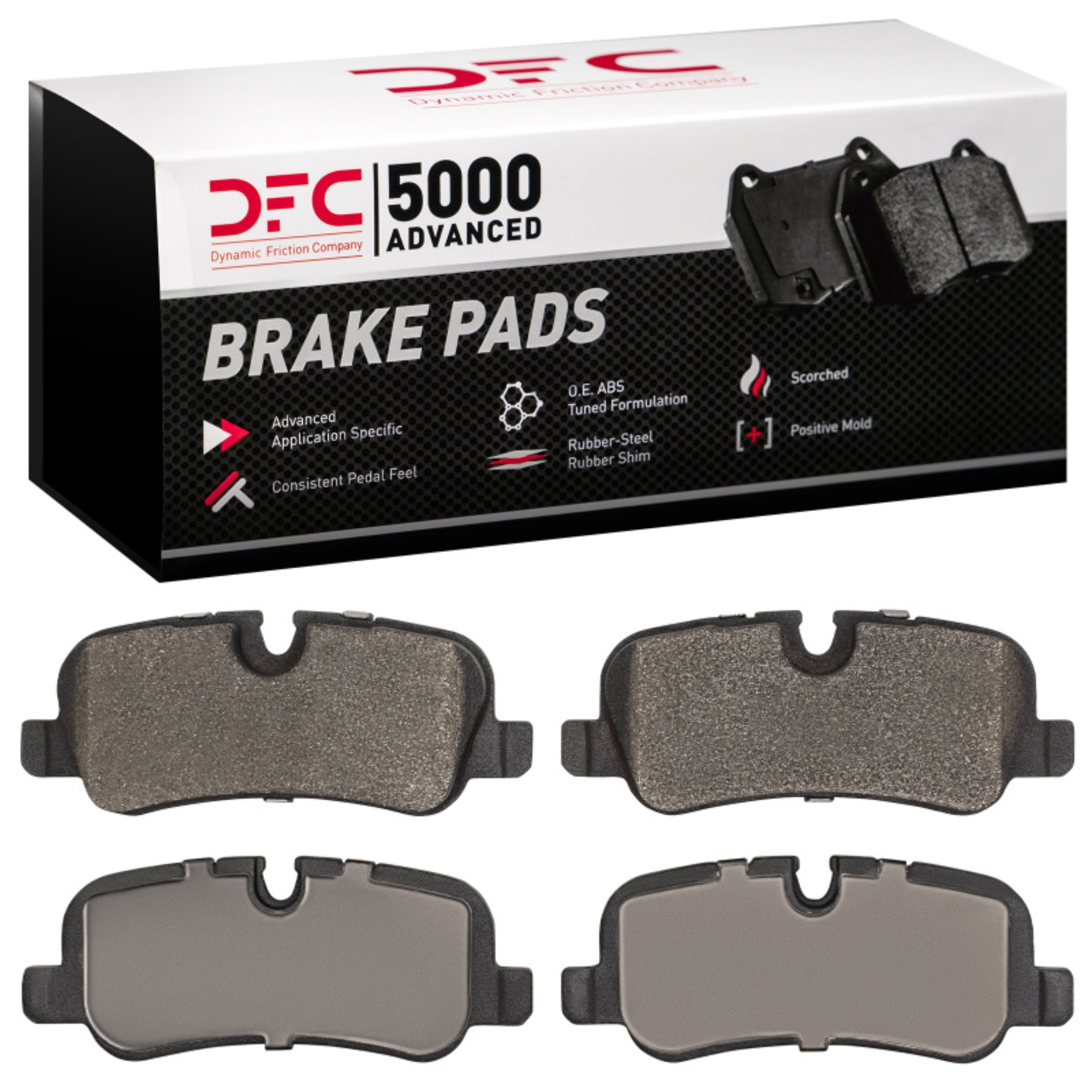 Picture of DFC 05-16 Land Rover Range Rover Sport Rear Low Metallic 5000 Advanced Brake Pads