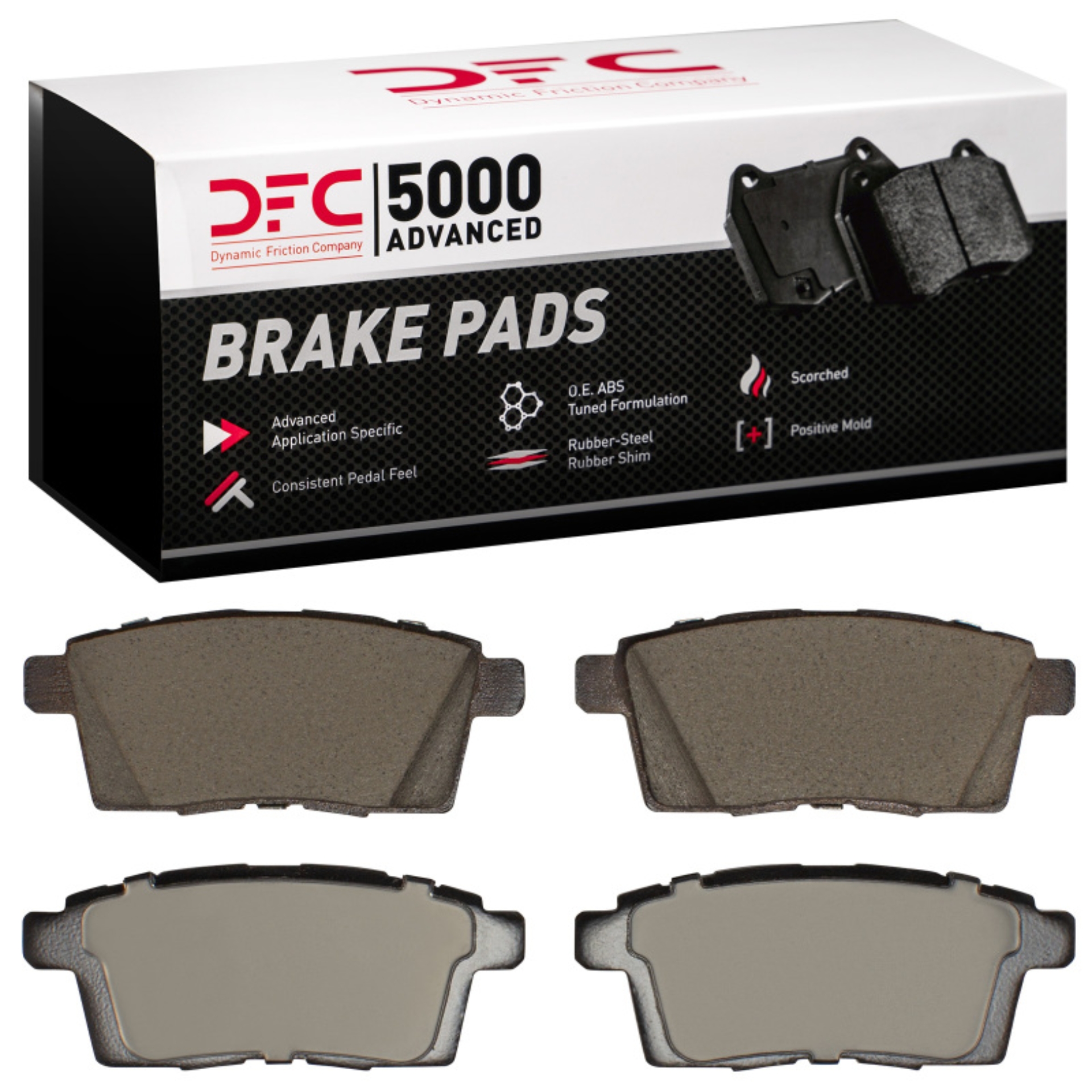 Picture of DFC 07-15 Mazda Cx-9 Rear Ceramic 5000 Advanced Brake Pads