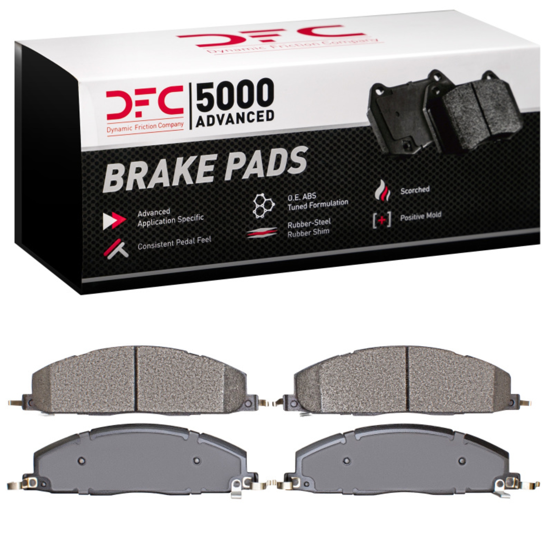 Picture of DFC 09-18 Ram 4000 (Mexico) Rear Semi Metallic 5000 Advanced Brake Pads