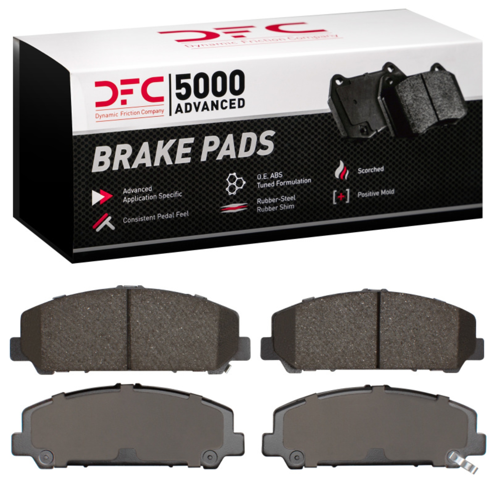 Picture of DFC 05-24 Nissan Titan Front Ceramic 5000 Advanced Brake Pads