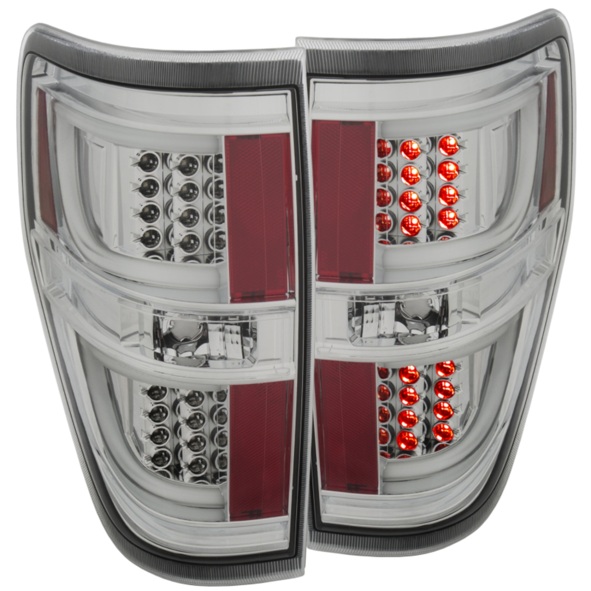 Picture of ANZO 2009-2013 Ford F-150 LED Taillights Chrome