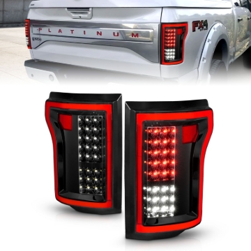 Picture of ANZO 2015-2016 Ford F-150 LED Taillights Black