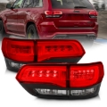 Picture of ANZO 2014-2016 Jeep Grand Cherokee LED Taillights Red/Clear