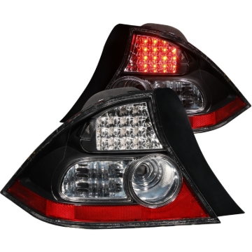 Picture of ANZO 2004-2005 Honda Civic LED Taillights Black