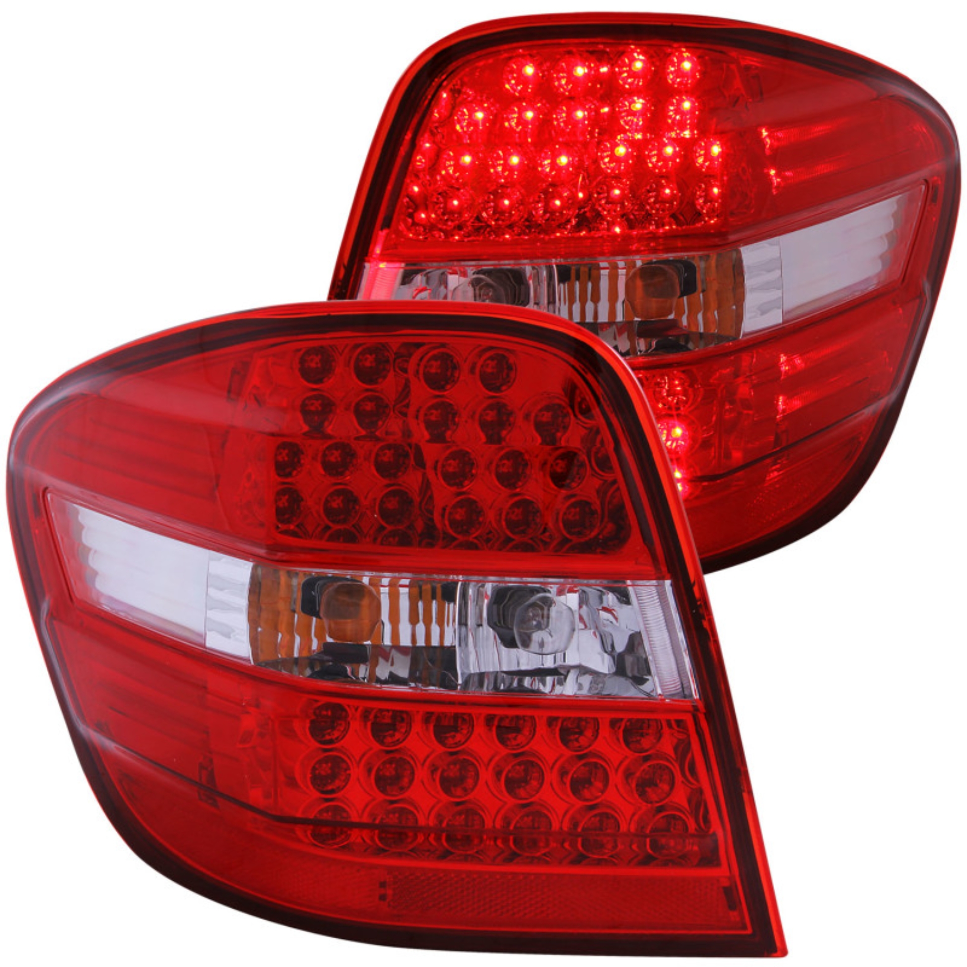 Picture of ANZO 2006-2007 Mercedes Benz M Class W164 LED Taillights Red/Clear