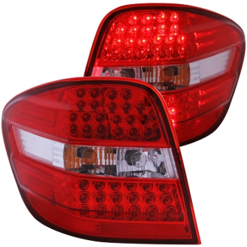 Picture of ANZO 2006-2007 Mercedes Benz M Class W164 LED Taillights Red/Clear