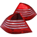 Picture of ANZO 2000-2005 Mercedes Benz S Class W220 LED Taillights Red/Clear