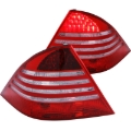 Picture of ANZO 2000-2005 Mercedes Benz S Class W220 LED Taillights Red/Clear