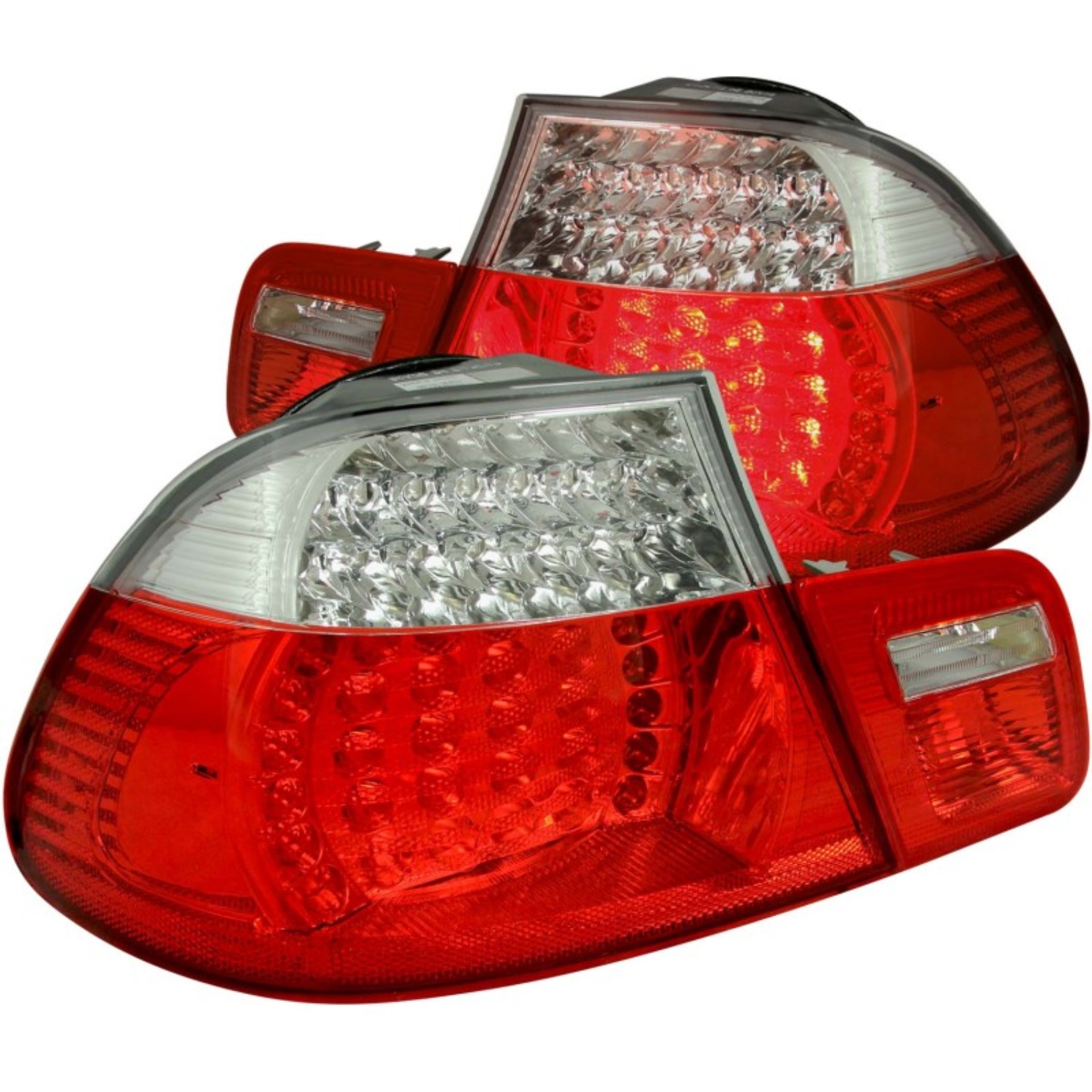 Picture of ANZO 2000-2003 BMW 3 Series E46 LED Taillights Red/Clear