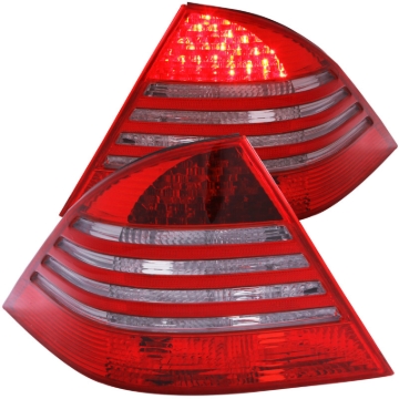 Picture of ANZO 2000-2005 Mercedes Benz S Class W220 LED Taillights Red/Smoke