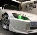 Picture of Oracle 99-09 Honda S00 LED Headlight Halo Kit - Green