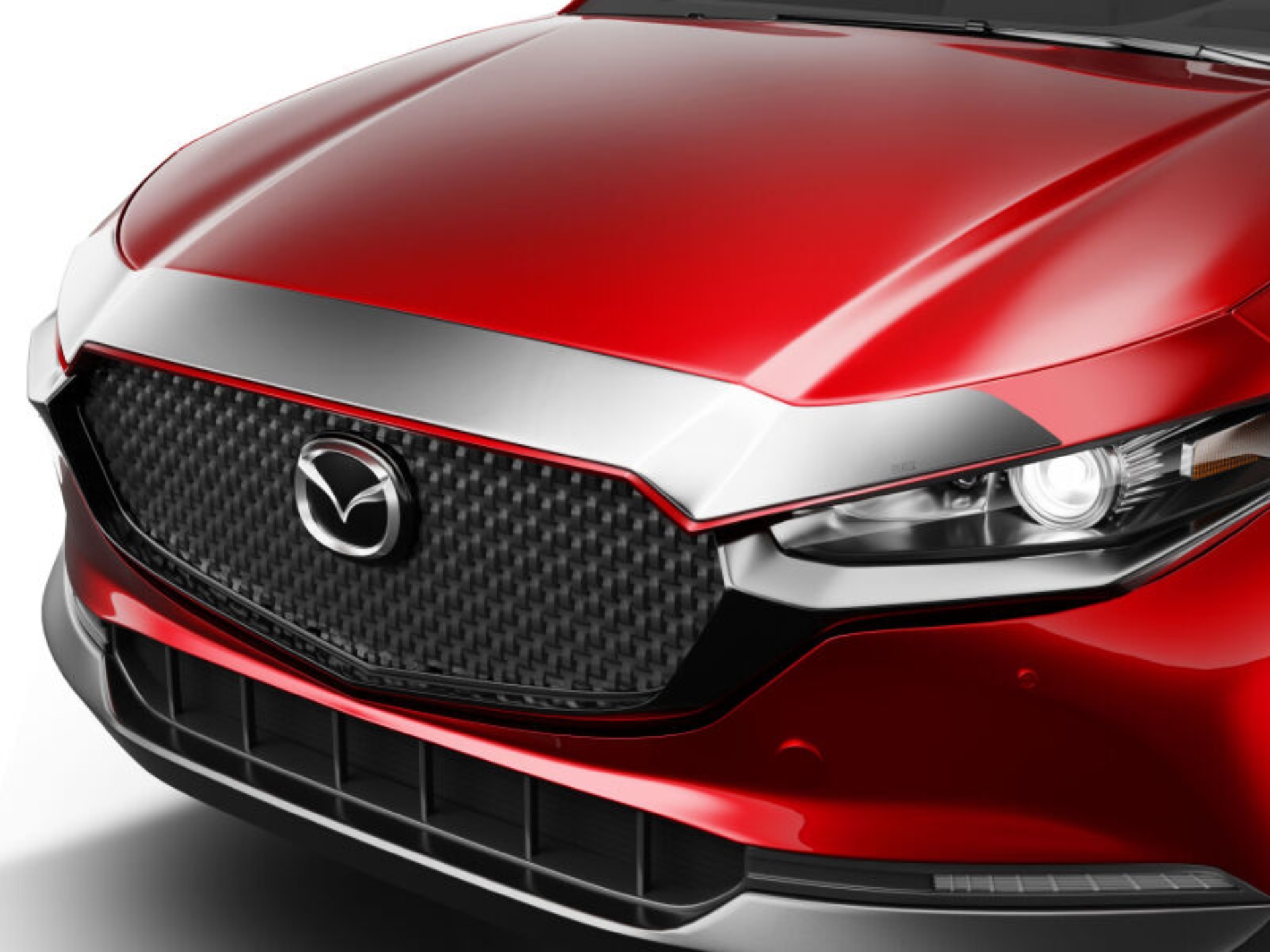 Picture of Husky Liners 25-26 MAZDA CX-30 Aeroskin Hood Protector - Chrome