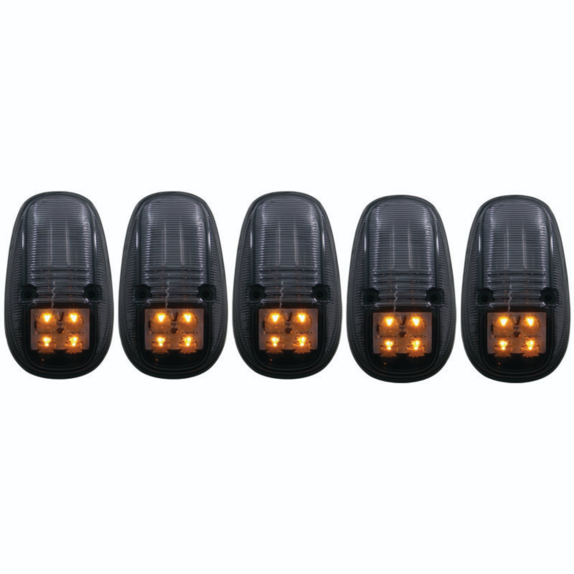 Picture of ANZO 1999-2002 Dodge Ram 3500 LED Cab Roof Light Kit Smoke 5pc
