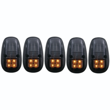 Picture of ANZO 1999-2002 Dodge Ram 3500 LED Cab Roof Light Kit Smoke 5pc