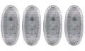 Picture of ANZO 2011-2016 Ford F-350 LED Fender Light Kit Clear 2pc Amber / 2pc Red