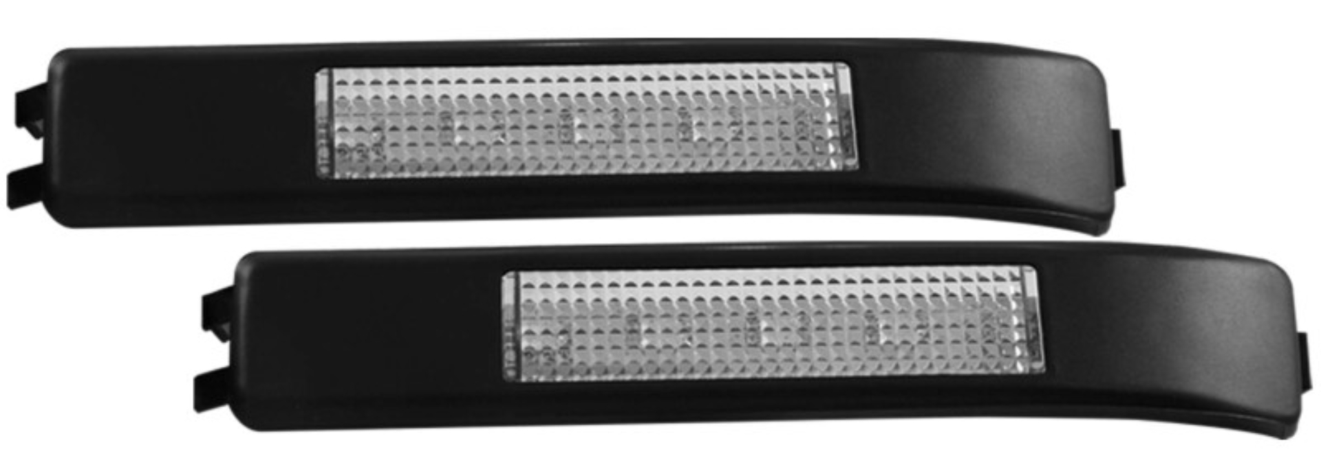Picture of ANZO LED Mirror Lights 2009-2014 Ford F-150 LED Mirror Lights Clear w/ Amber LED