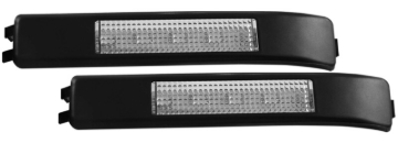 Picture of ANZO LED Mirror Lights 2009-2014 Ford F-150 LED Mirror Lights Clear w/ Amber LED