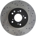 Picture of Sport Drilled & Slotted Brake Rotor; Front Left