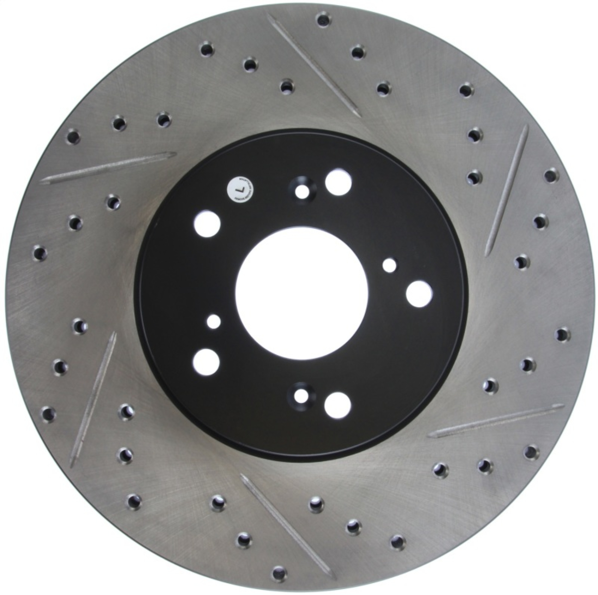 Picture of Sport Drilled & Slotted Brake Rotor; Front Left