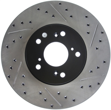 Picture of Sport Drilled & Slotted Brake Rotor; Front Left