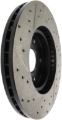 Picture of Sport Drilled & Slotted Brake Rotor; Front Left