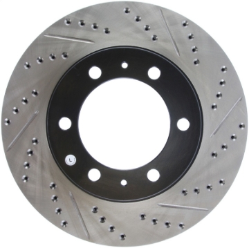 Picture of Sport Drilled & Slotted Brake Rotor; Front Left