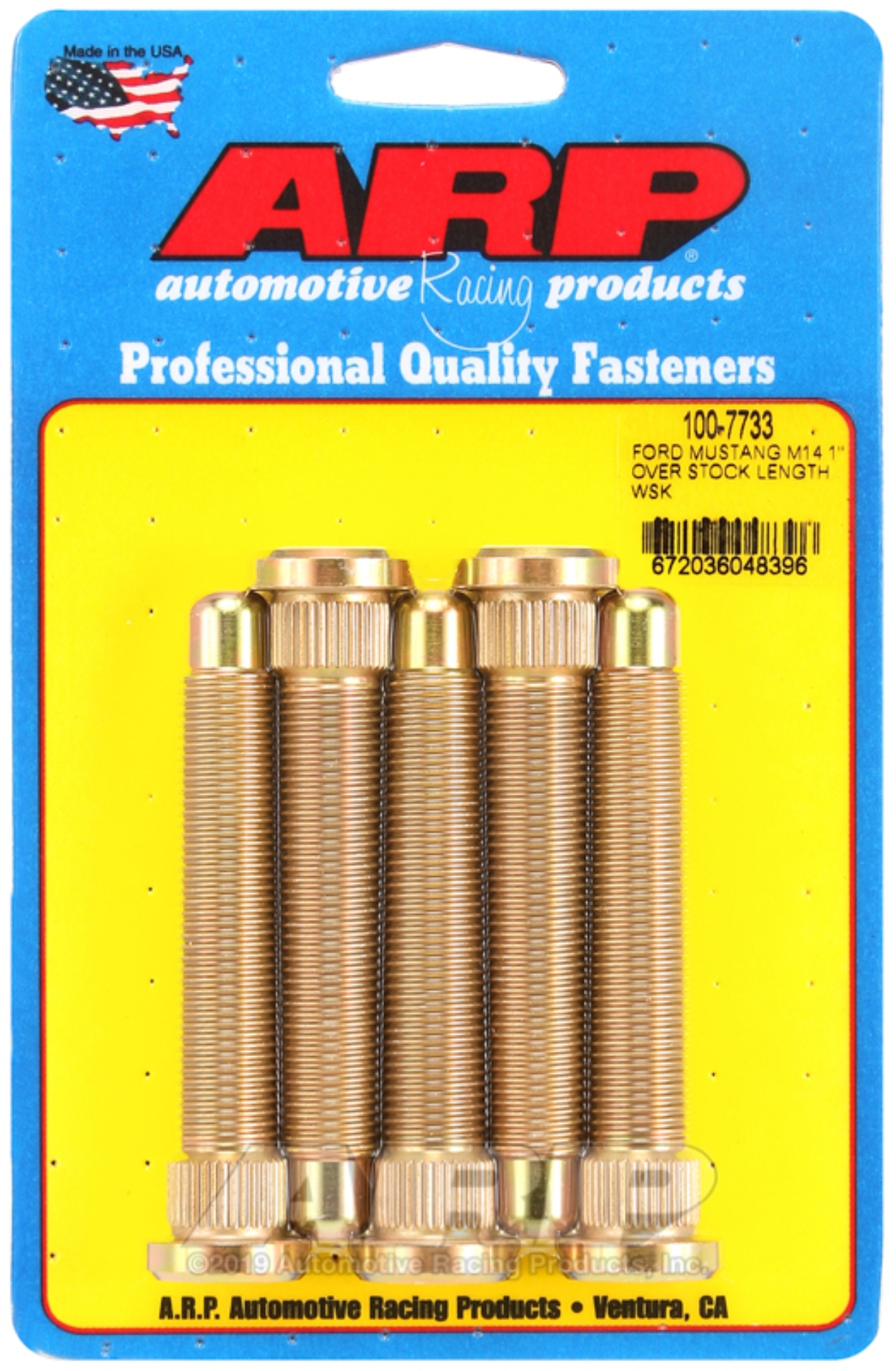 Picture of ARP 2015 Ford Mustang M14 1in Over Stock Length Wheel Stud Kit