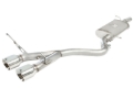 Picture of aFe MACHForce XP 2-1/2in SS-304 Cat-Back Exhausts w/ Polished Dual Tips 2008 VW Golf R32 V6-3.2L MKV