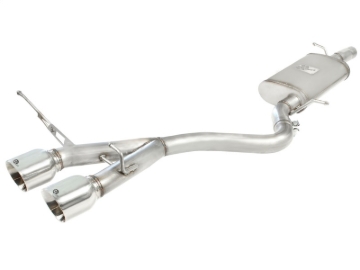 Picture of aFe MACHForce XP 2-1/2in SS-304 Cat-Back Exhausts w/ Polished Dual Tips 2008 VW Golf R32 V6-3.2L MKV