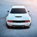 Picture of Oracle 08-14 Dodge Challenger LED Projector Headlight Halo Kit - Red