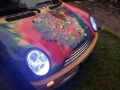 Picture of Oracle 05-08 Mini Cooper LED Headlight Halo Kit - UV/Purple